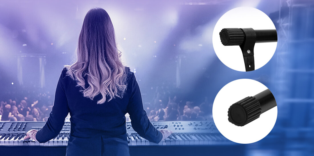 Statyw klawiszowy MUSICMATE MM-A70 Andante - Ochrona