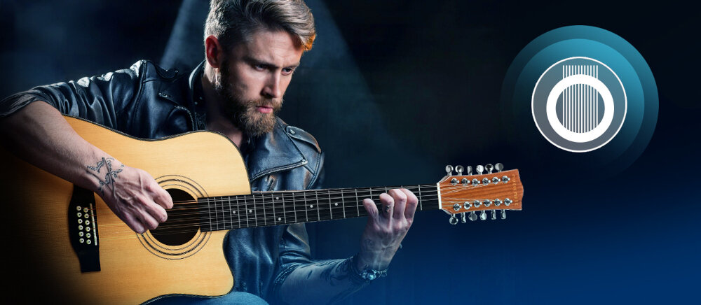 Gitara akustyczna 12-strunowa MUSICMATE MM-G100 StringSymphony - Bogatsze brzmienie dzięki 12 strunom