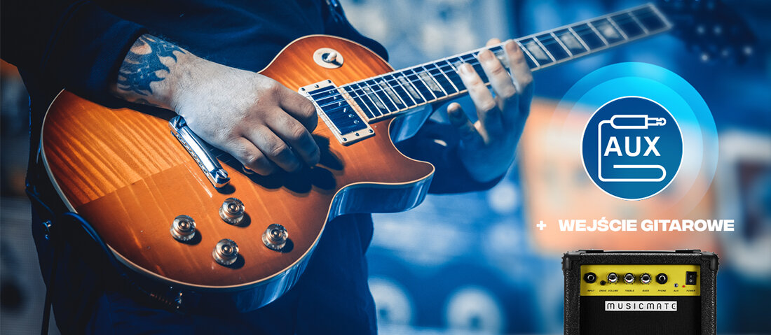 Wzmacniacz gitarowy MUSICMATE MM-A110 PowerChord - Moc, która Cię wyróżnia