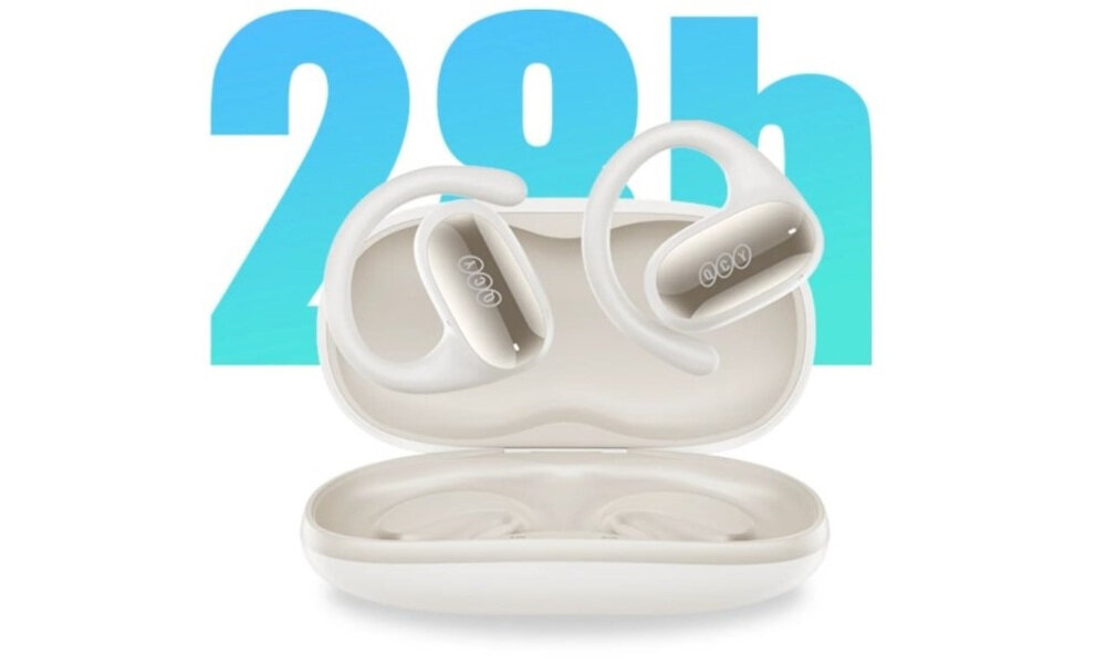 Słuchawki powietrzne QCY T30 Crossky GTR2 bateria 28 godzin czasu pracy, słuchawki powietrzne z etui ładującym na białym tle>
			</div>
		</div>
	</div>
	<div class=