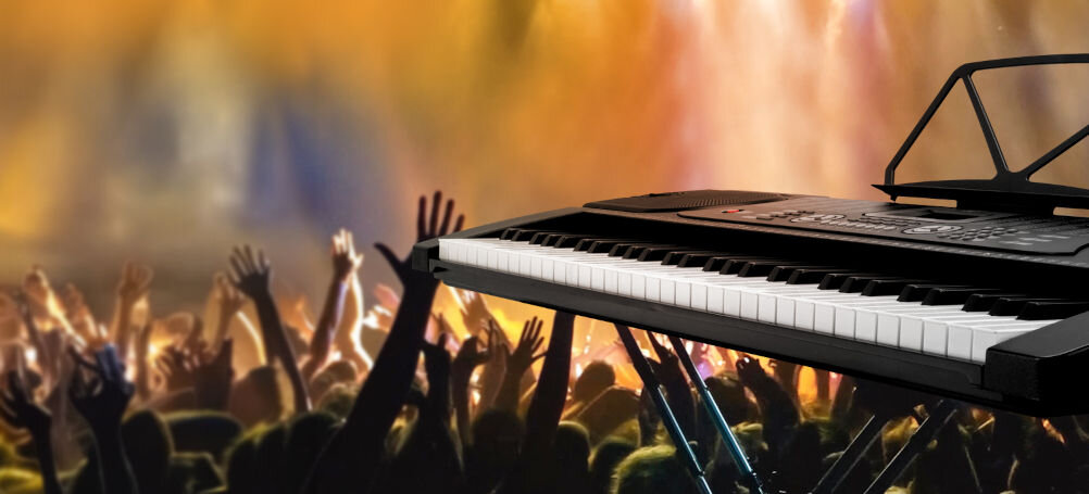 Keyboard MUSICMATE MM-KB120 SmoothKey Czarny 255 różnych brzmień 255 rytmów od klasyki po współczesne hity inspiruje do kreatywności i rozwijania własnego stylu