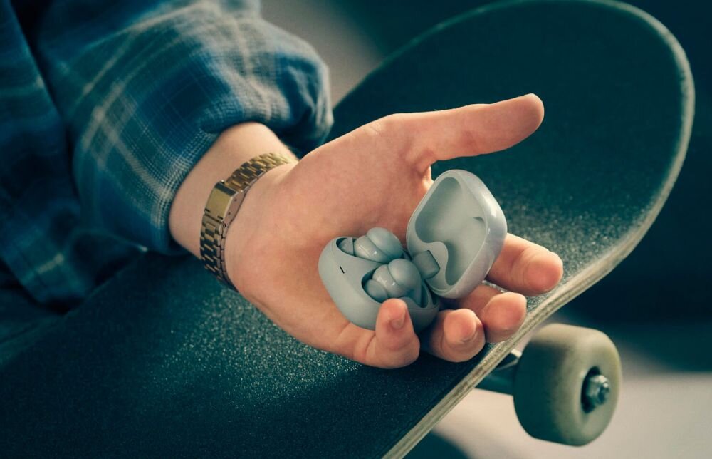 Słuchawki dokanałowe SONY LinkBuds WF-L-910 komfort wygoda waga stabilnosc wspornik