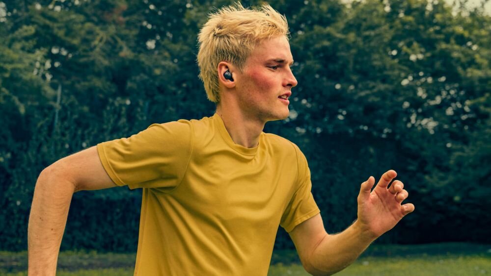 Słuchawki dokanałowe SONY LinkBuds Open komfort wygoda waga stabilnosc wspornik