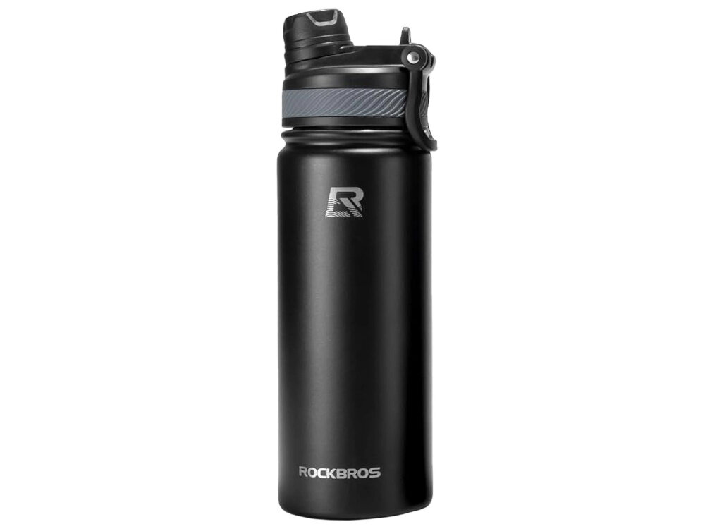 Bidon ROCKBROS 35210029002 620 ml Czarny zaawansowana technologia termiczna utrzymywanie temperatury napojow zimnych do 24 godzin cieplych do 12 godzin komfort uzytkowania picie cieplych napojow