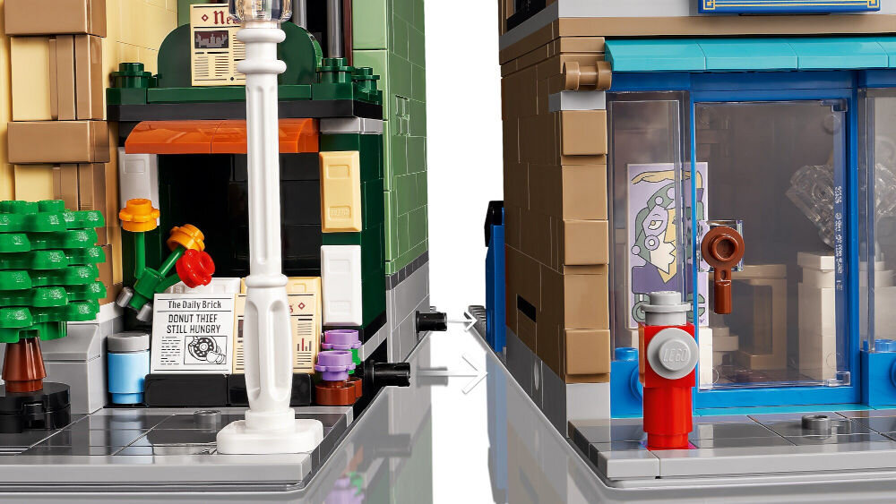 LEGO 10297 ICONS Окраса бутикового готелю будь-якої колекції, детальна робота, елегантний зовнішній вигляд, вишукані деталі