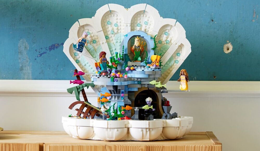 LEGO 43225 Disney Królewska muszla Małej Syrenki szczegółowe i intuicyjne instrukcje