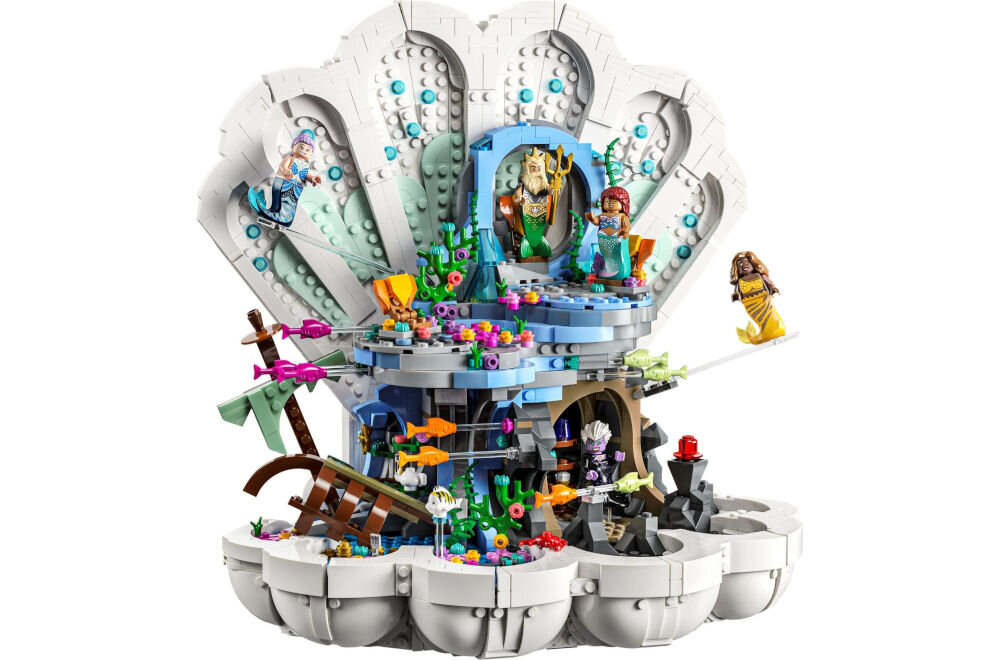 LEGO 43225 Disney Królewska muszla Małej Syrenki narzędzie do
tworzenia własnych historii rozwija
kreatywność i zachęca do eksperymentowania