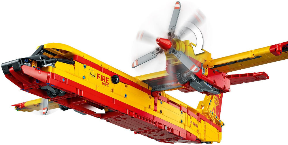 LEGO 42152 Technic Samolot gaśniczy synonim trwałości i precyzji wykonania dbałość o szczegóły przetrwa wiele lat