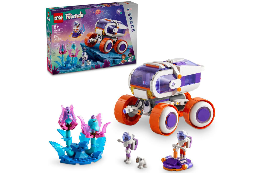 LEGO 42602 Friends Kosmiczny łazik badawczy łatwe do śledzenia instrukcje przejrzyste wskazówki