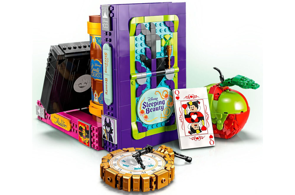 LEGO 43227 Disney Ikony złoczyńców magiczna książka staranne detale