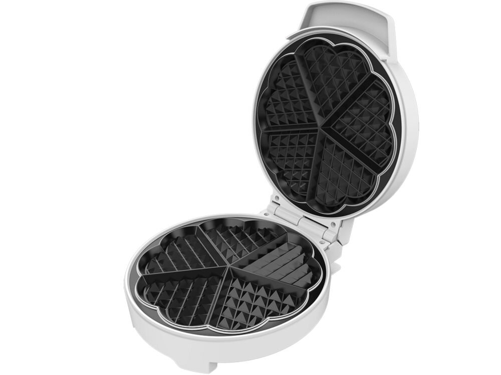 Gofrownica CECOTEC Fun Gofrestone Sweetie jeden duży gofr pięć małych gofrów w kształcie serca chrupiący smaczny idealny na każdą okazję 