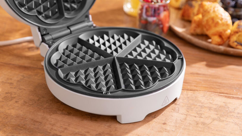 Gofrownica CECOTEC Fun Gofrestone Sweetie powłoka RockStone nieprzywieralność gofry się nie przyklejają zdrowe pyszne gofry szybkie wygodne czyszczenie 