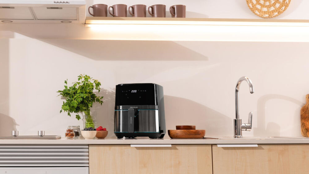 Frytkownica CECOTEC 5500 Connected Wi-Fi Czarny proste gotowanie