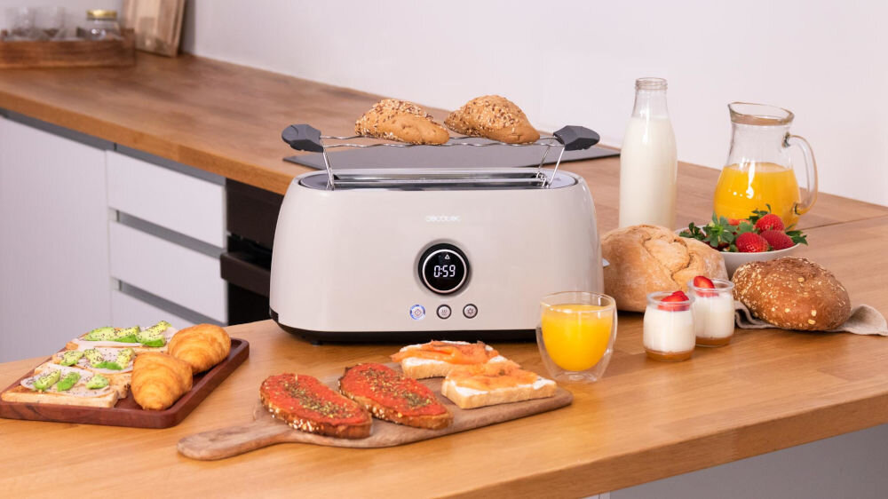 Toster CECOTEC ClassicToast 15000 Extra Double Beżowy chrupiące tosty