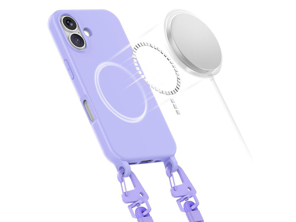 TECH-PROTECT MagNecklace magnesów MagSafe bezprzewodowe ładowanie korzystanie z dedykowanych akcesoriów stabilne połączenie z ładowarką jest w pełni kompatybilny