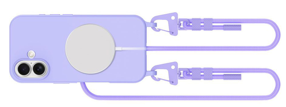 TECH-PROTECT MagNecklace podwyższona krawędź okalająca wyświetlacz moduł aparatu Materiał TPU otwory na porty i przyciski swobodny dostęp do wszystkich elementów sterujących