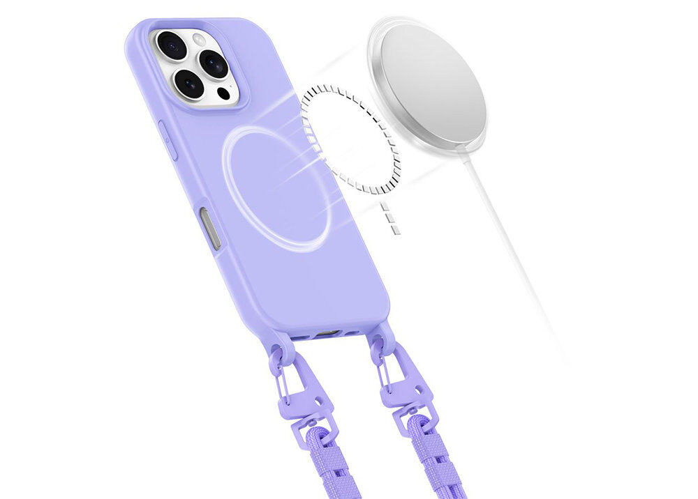 TECH-PROTECT MagNecklace magnesów MagSafe bezprzewodowe ładowanie korzystanie z dedykowanych akcesoriów stabilne połączenie z ładowarką jest w pełni kompatybilny