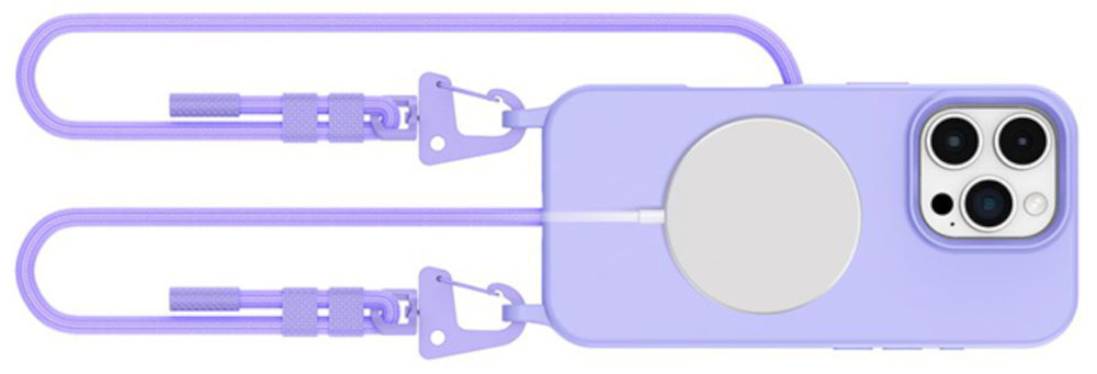 TECH-PROTECT MagNecklace podwyższona krawędź okalająca wyświetlacz moduł aparatu Materiał TPU otwory na porty i przyciski swobodny dostęp do wszystkich elementów sterujących