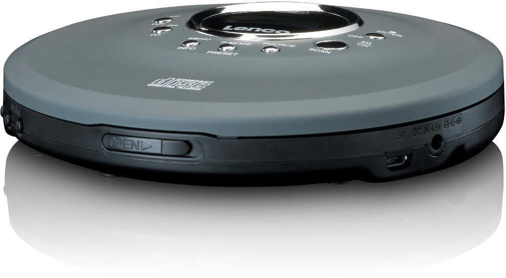 Discman LENCO CD-400GY - Wygodne funkcje odtwarzania