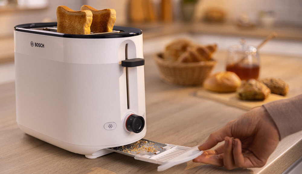 Toster BOSCH TAT2M121 Wyjmowana Tacka na okruchy czyszczenie