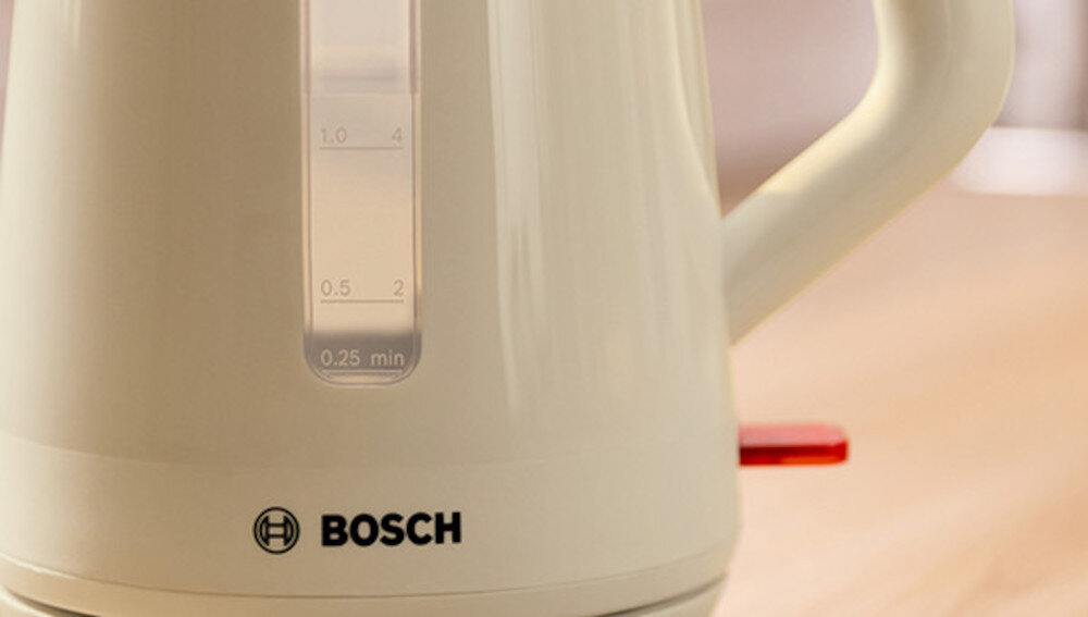 Czajnik BOSCH MyMoment TWK1M127 potrójne zabezpieczenie maksymalne bezpieczeństwo użytkowania Automatyczne wyłączanie