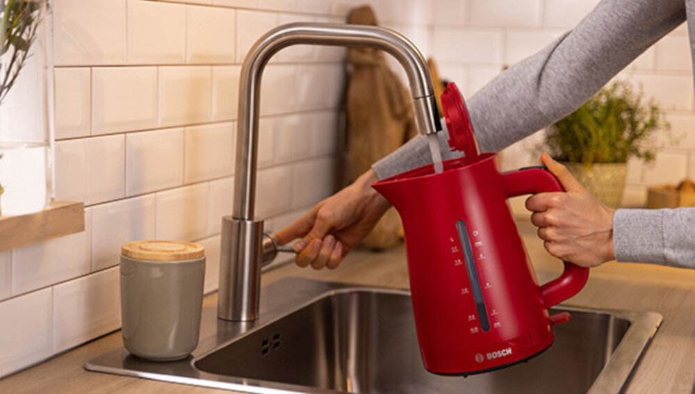 Czajnik BOSCH MyMoment TWK3M124 Szerokie otwarcie użytkowanie wygoda czyszczenie