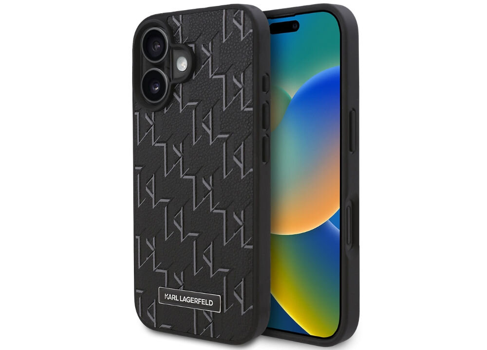 Etui KARL LAGERFELD Hot Stamp MagSafe do Apple iPhone 16 Plus Czarny
            etui case pokrowiec plecki