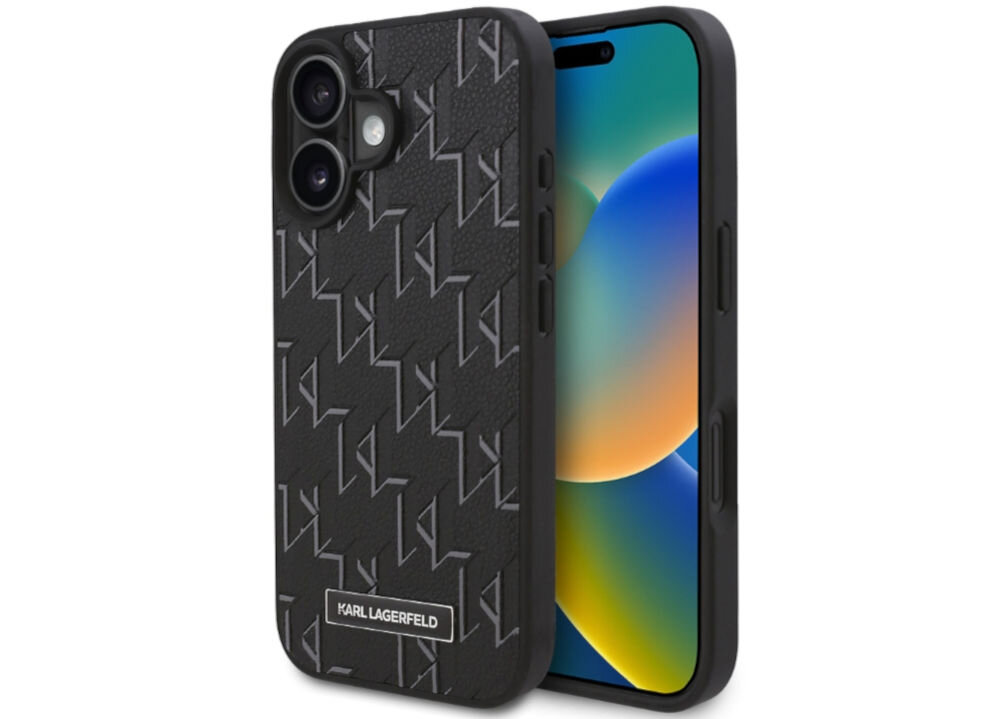 Etui KARL LAGERFELD Hot Stamp MagSafe do Apple iPhone 16 Czarny
            etui case pokrowiec plecki