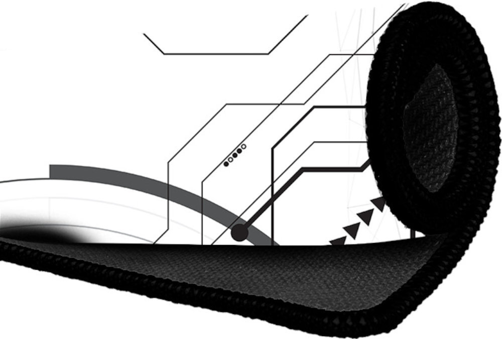 Podkładka AQIRYS Kraken Kraken  gumy i mikrofibry 4 mm - zwinięta w rolke podkładka