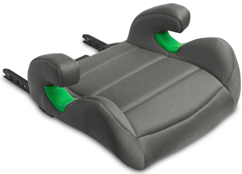 Fotelik samochodowy CARETERO Nimbus I-Size 100-150 cm (15-36 kg) Grafitowy podstawka na białym tle możliwości demontażu oparcia podstawka dla starszego dziecka można dopasować produkt do kolejnego etapu wzrostu dziecko nadal siedzi na odpowiedniej wysokości względem pasów bezpieczeństwa