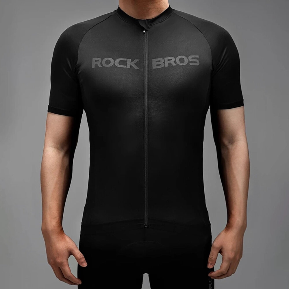 Koszulka rowerowa ROCKBROS 15120002002 rozmiar M technologia antybakteryjna ogranicza rozwoj nieprzyjemnych zapachow poczucie komfortu