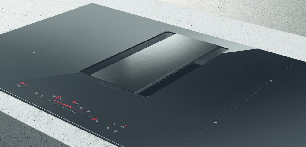 Płyta indukcyjna ELICA NikolaTesla Alpha B BL A 78 ergonomia Kompaktowa panel dotykowy slider suwak blokada bezpieczeństwa dzieci ochrona