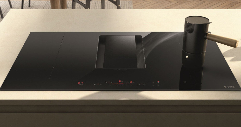 Płyta indukcyjna ELICA NikolaTesla Alpha B BL A 78 tryb dostosowywanie cisza moc efektywność pochłaniania eliminowanie zanieczyszczeń