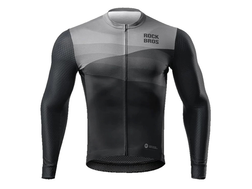 Koszulka rowerowa ROCKBROS 15120009005 rozmiar XXL na trasy w temperaturach od 15°C do 30°C z lekkiego oddychajacego poliestru odpowiednia wentylacja komfort termiczny