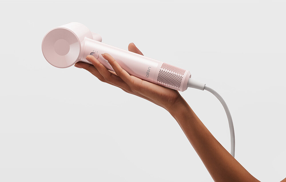 Suszarka LAIFEN SE Lite Różowy Technologia jonizacji włosy gładkie miękkie ułożenie