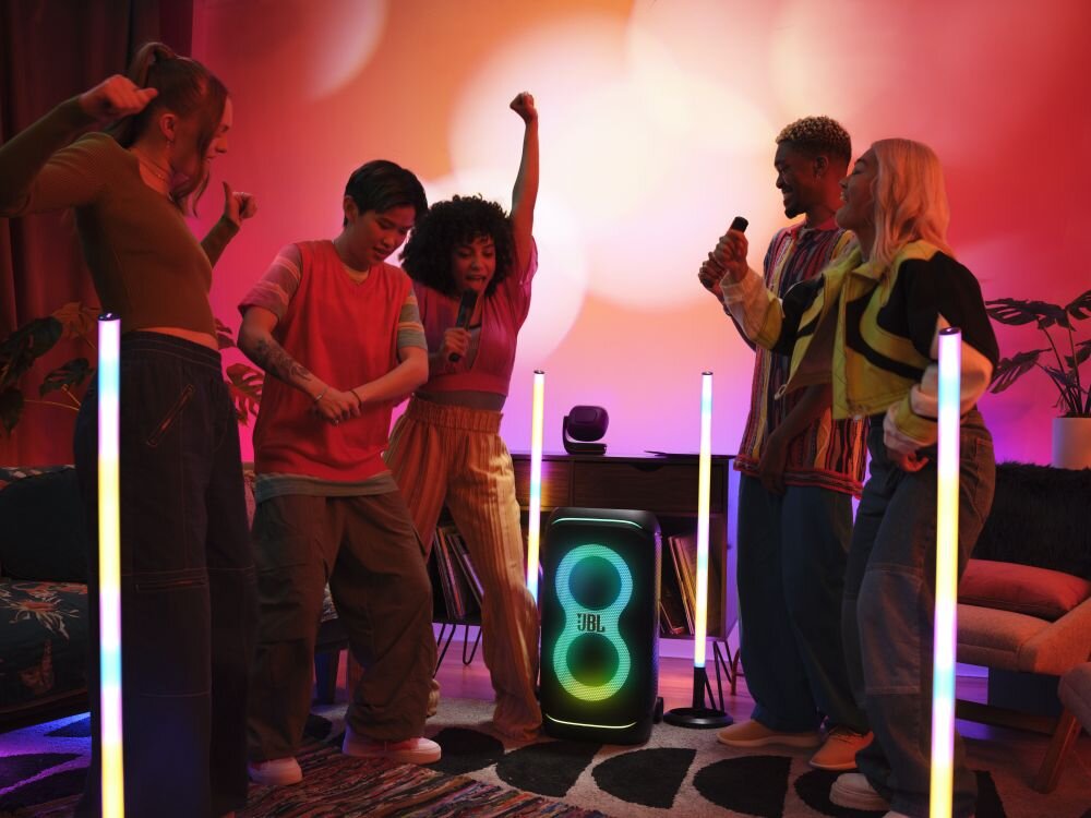 Party Light JBL Stick kontrola swiatlo aplikacja dostosowanie impreza