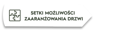 Grafika przedstawia ikonę puzzli obok tekstu \'SETKI MOŻLIWOŚCI ZAARANŻOWANIA DRZWI\'.