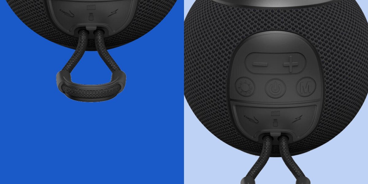 Głośnik mobilny HAMA Ballshape 3.0 - Intuicyjna obsługa, panel sterowania głośnika