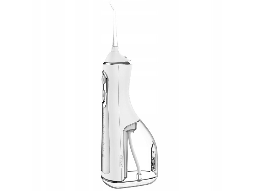 Irygator do zębów ALPHA DentiPro SWF-01 Biały Komfort użytkowania zbiornik woda pojemność Obrotowa końcówka 360° ułatwienie dokładne czyszczenie komfort użytkowania