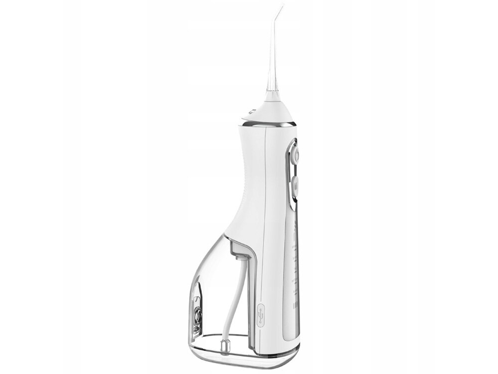 Irygator do zębów ALPHA DentiPro SWF-01 Biały Biały kolor eleganckie wykończenie wygodne ładowanie