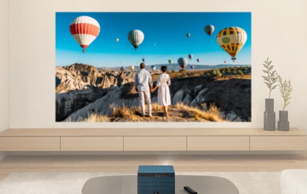 Projektor VIEWSONIC LX60HD Full HD, autofocus, automatyczne ustawianie ostrości, szybka konfiguracja, projektor wyświetlający obraz na ścianie