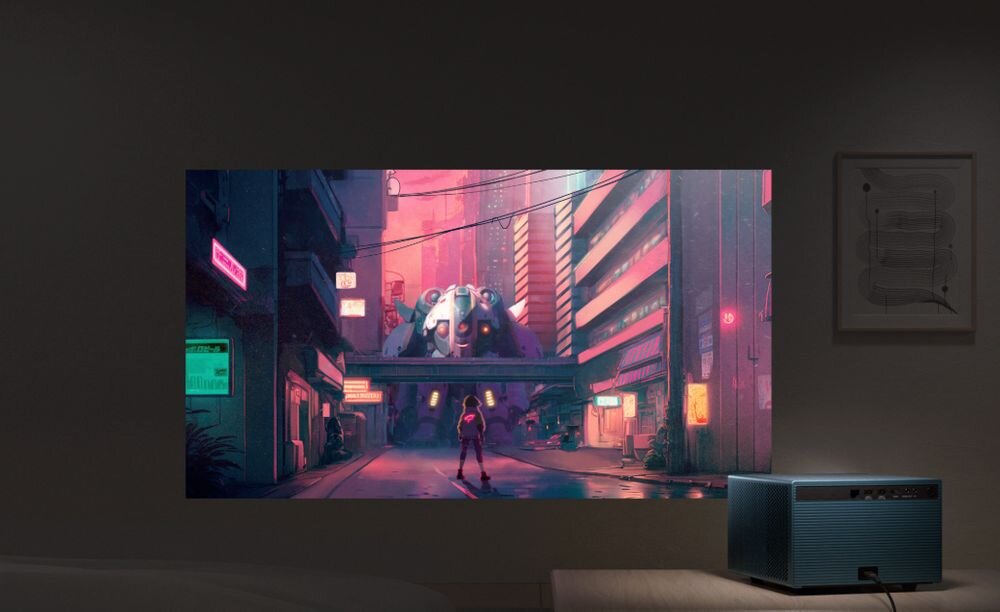 Projektor VIEWSONIC LX60HD Full HD, automatyczna korekcja trapezu H/V, regulacja 4 narożników, projektor wyświetlający obraz na ścianie