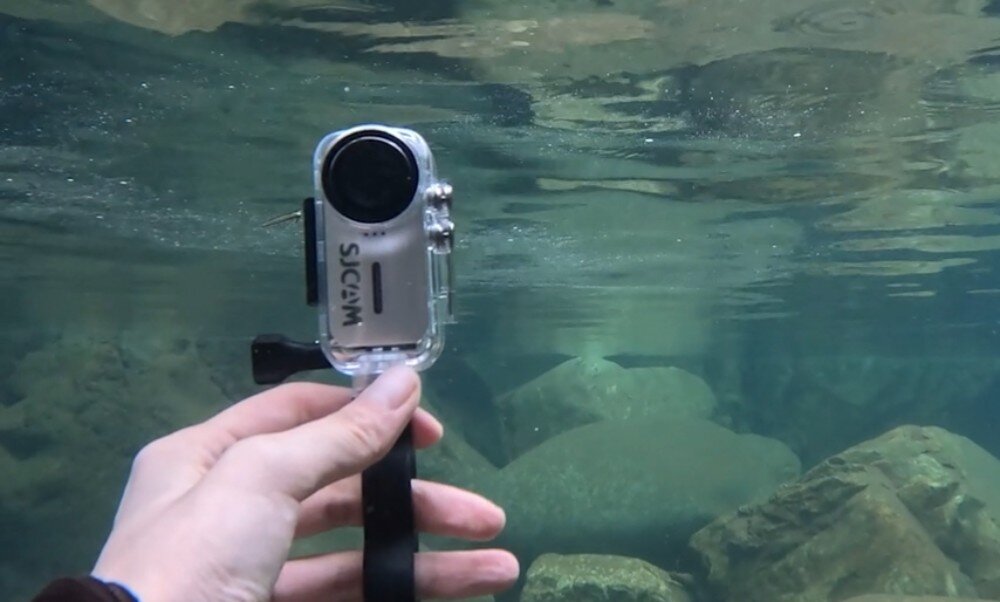 Kamera sportowa SJCAM C110+ Biały obudowa wodoodporna głębokość konstrukcja
