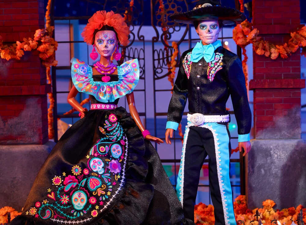 Lalka Barbie Dia De Muertos HRM72 Kolekcjonerska perełka wysoka jakość detale dla pasjonatów