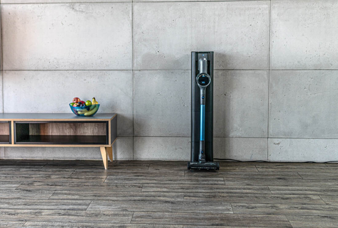 Odkurzacz PURON PU50 Plus Pro automatyczna Stacja Opróżniająca funkcja ładowarki dwa akumulatory jedcześnie czas pracy worki pojemność wymiana