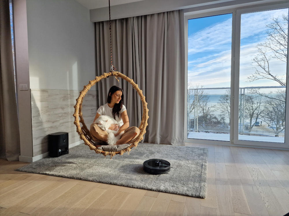 Robot sprzątający PURON PR12 PRO + Środki czystości długi czas pracy pojemna bateria 5200 mAh czas pracy tryby