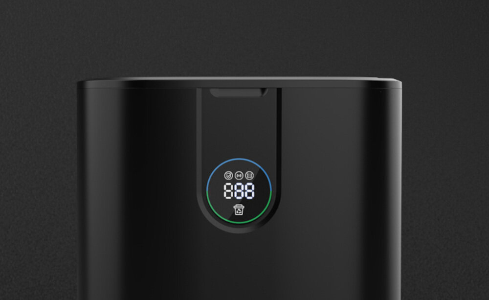 Robot sprzątający PURON PR12 PRO + Środki czystości ekran LED poziom naładowania baterii opcje spokój komfort opcja nie przeszkadzać funkcja ładowania akumulatora spokój komfort