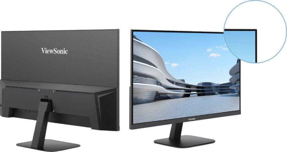 Monitor VIEWSONIC VA2708-2K-HD 27 2560x1440px IPS 100Hz 1 ms [MPRT] ramka mocowanie VESA 75 x 75 regulacja nachylenia ergonomia