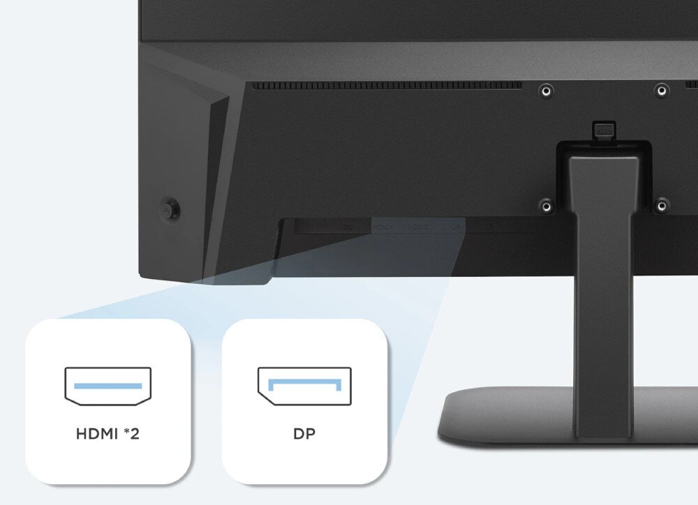Monitor VIEWSONIC VA2708-2K-HD 27 2560x1440px IPS 100Hz 1 ms [MPRT] porty złącza podłączenie
