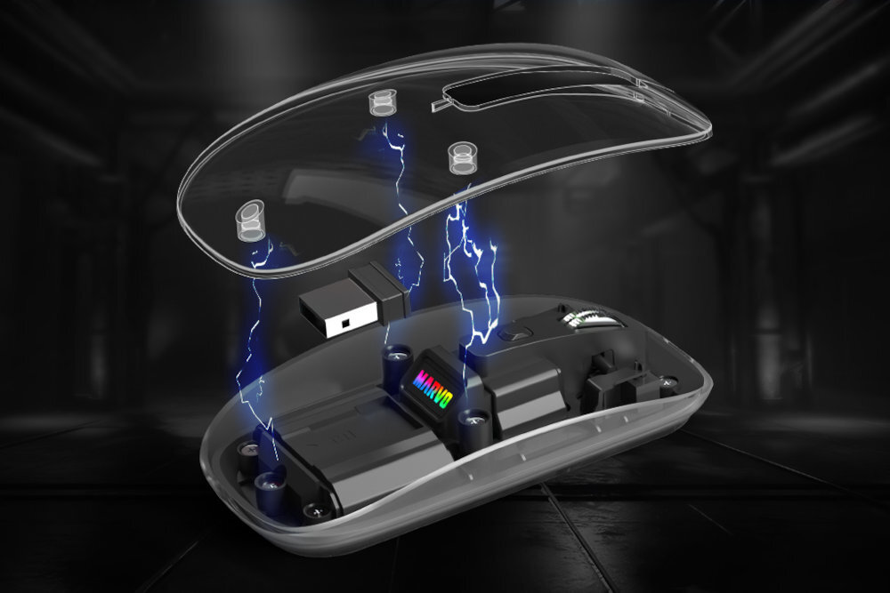 MARVO Prism B10 68 g łatwa do przenoszenia lekka konstrukcja